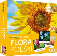 Gry planszowe - Adamigo, Gra Memory - Flora Polski, 80 elementów - miniaturka - grafika 1