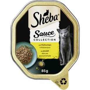 Sheba Sauce Collection 22 x 85 g Kurczak, w sosie ziołowym - Mokra karma dla kotów - miniaturka - grafika 1