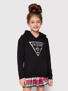 Guess Bluza J83Q14 KAUG0 Czarny Regular Fit Bluza J83Q14 KAUG0 Czarny Regular Fit - Bluzy dla chłopców - miniaturka - grafika 1
