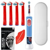Szczoteczki do zębów - Szczoteczka Do Zębów Oral-B Vitality Pro 103 Kids Spiderman Etui + Dodatki - miniaturka - grafika 1