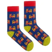 Skarpetki męskie - Bożonarodzeniowe skarpetki - Świąteczne kotki - KABAK 36-41 - miniaturka - grafika 1