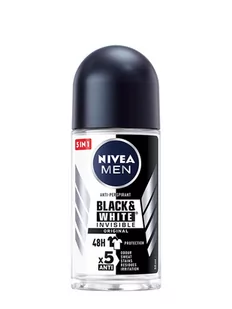 Nivea Black&White Antyperspirant w kulce 50 ml - Dezodoranty i antyperspiranty dla kobiet - miniaturka - grafika 1