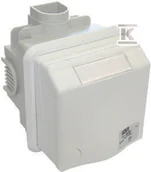 Gniazdka elektryczne - PCE Gniazdo podtynkowe przelotowe 32A 5P 400V IP44 serii DESIGN 895-6V - miniaturka - grafika 1