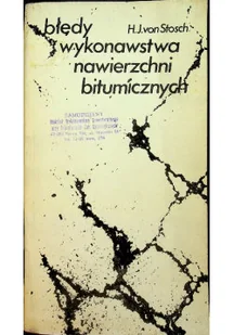 Błędy wykonawstwa nawierzchni bitumicznych - Książki o kulturze i sztuce - miniaturka - grafika 1