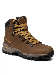 Buty zimowe męskie - CMP Trekkingi Astherian Trekking Shoes Wp 30Q4647 Brązowy - grafika 1
