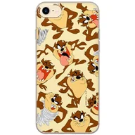 Etui i futerały do telefonów - ERT GROUP etui na telefon Iphone 7/8/ SE 2/ SE 3, case oryginalny i oficjalnie licencjonowany przez Looney Tunes, wzór Tasmanian 005, optymalnie dopasowane, plecki z TPU częściowo przeźroczyste - miniaturka - grafika 1