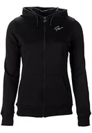 Bluzy damskie - GORILLA WEAR Damska bluza z kapturem Pixley zapinana na zamek, Czarny, L - miniaturka - grafika 1