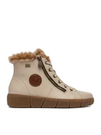 Botki damskie - Remonte Trzewiki CEO-D1T72-60 Beżowy - miniaturka - grafika 1