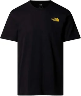 The North Face Męskie Ss Collage Koszulka Black/Summit Gold S - Koszulki męskie - miniaturka - grafika 1