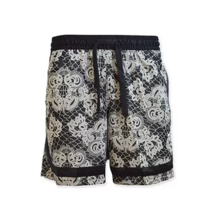 Spodenki damskie Nike Fly Crossover AOP Shorts Black/Light Bone - DC0869-010-XS - Spodenki męskie - miniaturka - grafika 1