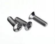 Śruby i nakrętki - M5x20 ŚRUBA STOŻKOWA KRZYŻAK łeb soczewkowy NIERDZEWNA A2 966 (50) - miniaturka - grafika 1