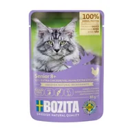 Mokra karma dla kotów - BOZITA Karma mokra dla kotów Senior 8+ kawałeczki w sosie 12 x 85 g Kurczak - miniaturka - grafika 1