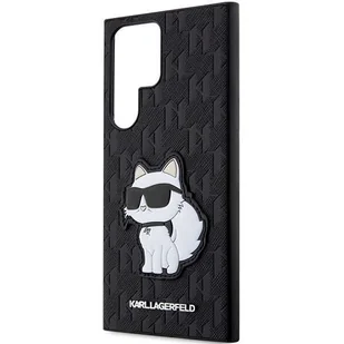 Karl Lagerfeld KLHCS23LSAKLHCPK S23 Ultra S918 hardcase czarny/black Saffiano Monogram Choupette - Etui i futerały do telefonów - miniaturka - grafika 6