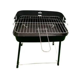 Grill węglowy 33,5 x 24 cm czarny - Grille - miniaturka - grafika 1