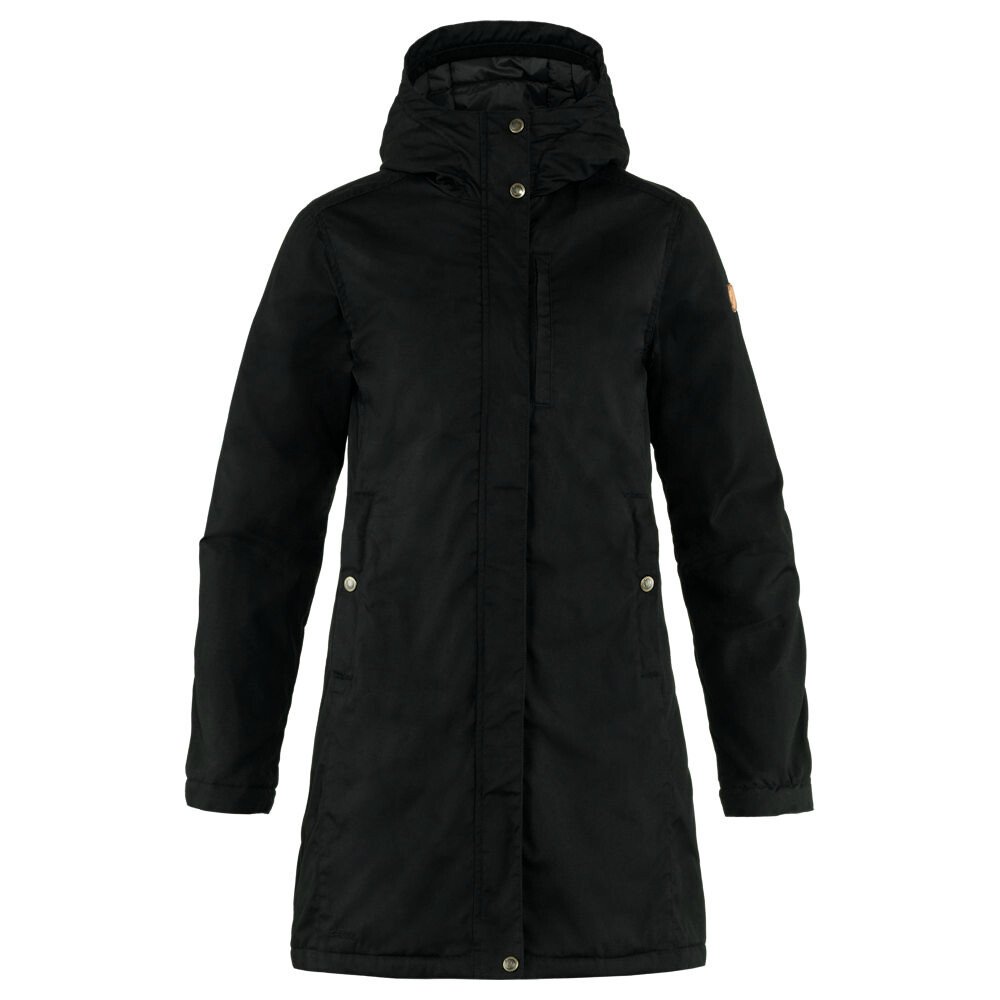 Damska kurtka Fjällräven Övik Kiruna Padded Parka Black M