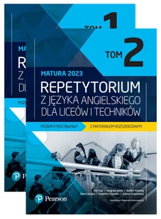 Pakiet Repetytorium z języka angielskiego dla liceów i techników. Poziom podstawowy z materiałem rozszerzonym. Tomy 1-2 - podręcznik - Książki do nauki języka angielskiego - miniaturka - grafika 1