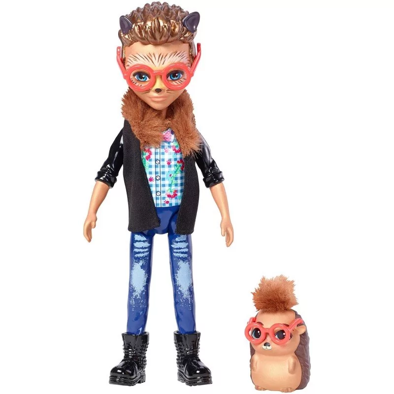 Mattel Enchantimals Lalka + Zwierzątko Hixby Hedgehog FJJ22