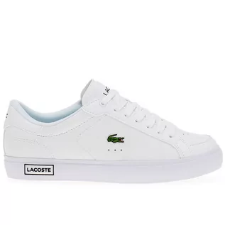 Buty sportowe damskie - Buty Lacoste Powercourt 744SFA0077-147 - białe - grafika 1