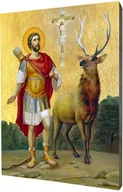 Ikony i obrazy sakralne - Ikona Święty Eustachy Rzymski - miniaturka - grafika 1