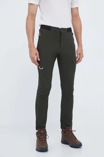 Salewa spodnie outdoorowe Pedroc 2 Durastretch kolor zielony - Spodnie sportowe męskie - miniaturka - grafika 1