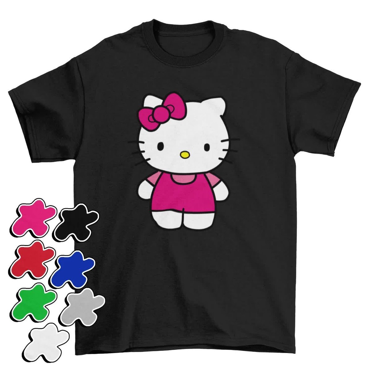 Koszulka Dziecięca Z Nadrukiem Hello Kitty Kot Dla Dziewczynki -L 146-152