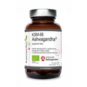 Suplementy naturalne - KENAY Kenay Ashwagandha KSM-66 BIO 60 kap - miniaturka - grafika 1