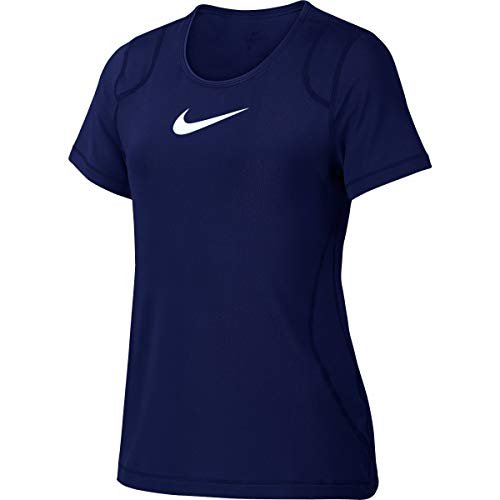 Nike Unisex Dzieci G Np Top Ss T-shirt Blue Void/(White) L
