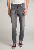 Spodnie męskie - Mustang Męskie Spodnie Jeansowe Tramper Tapered Denim Grey 1011344 4500 883-W36 L32 - miniaturka - grafika 1