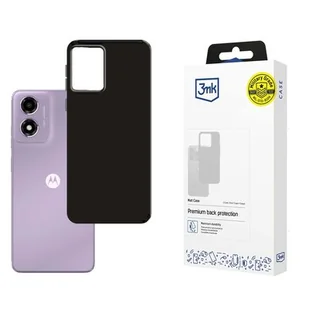3MK Matt Case Motorola Moto E14/G04/G04S czarny/black - Etui i futerały do telefonów - miniaturka - grafika 1