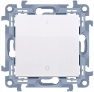 Wyłączniki światła i elektryczne - Kontakt KONTAKT_SIMON Łącznik dwubiegunowy SIMON 10 Biały CW2.01/11 - miniaturka - grafika 1