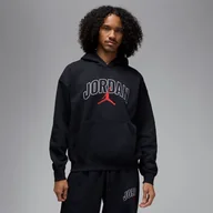 Bluzy męskie - Męska bluza zkapturem okroju oversize Jordan Brooklyn Fleece - Zieleń - miniaturka - grafika 1