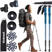Kije trekkingowe - Teleskopowe Kijki do chodzenia NORDIC WALKING - miniaturka - grafika 1
