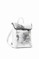 Torebki damskie - Desigual Women's Back_Delta Silver NERANO 9188, materiał wykończenia, jeden rozmiar, Wykończenie materiału, jeden rozmiar - miniaturka - grafika 1