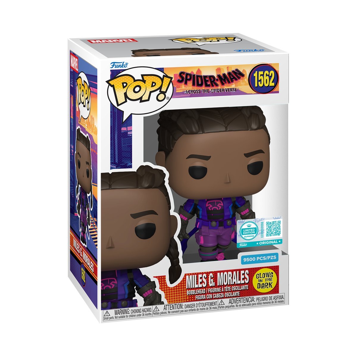 Funko, Funko POP! Exclusive, SUPERBOHATEROWIE, Figurka Kolekcjonerska,Marvel Comics, ProwlrMiles Unmask