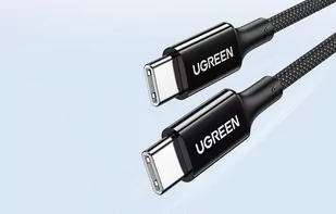 Kabel USB-C do USB-C Ugreen US557, 100W, 5A (czarny) - Kable - miniaturka - grafika 4