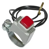 Akcesoria do układu elektrycznego - cyclingcolors Klakson klaxon klaxon vintage oldtimer motorower moped roller mofa mokick kompatybilny z Peugeot 103 MBK 41 51 88 Solex 2200 3800 - miniaturka - grafika 1