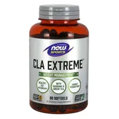 Suplementy naturalne - Now Foods CLA Extreme - Sprzężony Kwas Linolowy z oleju z Szafranu + Guarana + Zielona Herbata (90 kaps.) - miniaturka - grafika 1