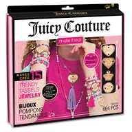 Prace ręczne dla dzieci - MAKE IT REAL Zestaw do tworzenia bransoletek Juicy Couture Trendy Tassels, zabawka kreatywna - miniaturka - grafika 1