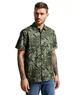 Koszule męskie - Street One MEN Męska koszula z krótkim rękawem, Oregano Green, XXL - miniaturka - grafika 1