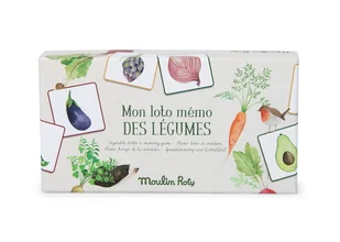 Gra MEMO i LOTTO  z warzywami  712417 - Gry planszowe - miniaturka - grafika 1
