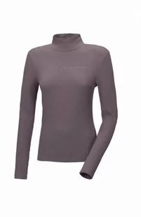 Pikeur Golf damski prążkowany - purple grey - Koszulki jeździeckie - miniaturka - grafika 1