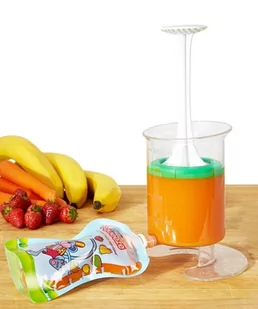 Fill'n Squeeze Fill'n Squeeze, Zestaw rozszerzony z saszetkami do karmienia dzieci i szczoteczką - Akcesoria do karmienia - miniaturka - grafika 1