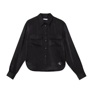 Koszula Calvin Klein Jeans Regular W J20J220476 - Bluzy damskie Koszula Calvin Klein Jeans Regular W J20J220476 - Bluzy damskie - miniaturka - grafika 1