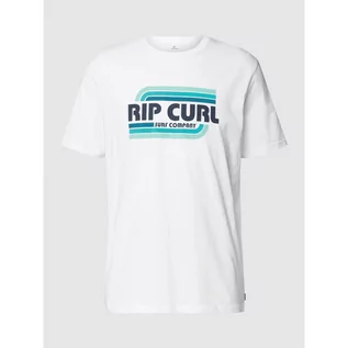 Koszulki męskie - T-shirt z nadrukiem z logo - Rip Curl - grafika 1