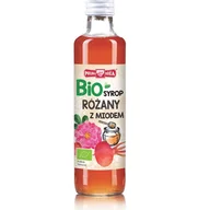 Syropy i koncentraty owocowe - Polska Róża Syrop różany B/C BIO 250 ml - miniaturka - grafika 1