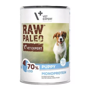 RAW PALEO PUPPY COD - 400G - Mokra karma dla psów - miniaturka - grafika 1