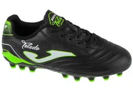 Piłka nożna - Joma Toledo Jr 2501 AG TOJW2501AG, dla chłopca, buty piłkarskie - korki, Czarne - miniaturka - grafika 1