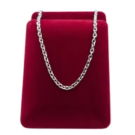 Łańcuszki - Łańcuszek ankier 50cm / 2mm srebrny - Stal Chirurgiczna - miniaturka - grafika 1