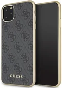 Etui i futerały do telefonów - Guess 4G Charms Collection Etui iPhone 11 Pro Max szary GUHCN65G4GG - miniaturka - grafika 1