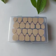 Akcesoria do paznokci - TEMU 1200 szt./50 Arkuszy Mocna Wodoodporna Dwustronna Żel do Paznokci - Bezzapachowy, Oddychający, Nadaje się do Manicure - miniaturka - grafika 1